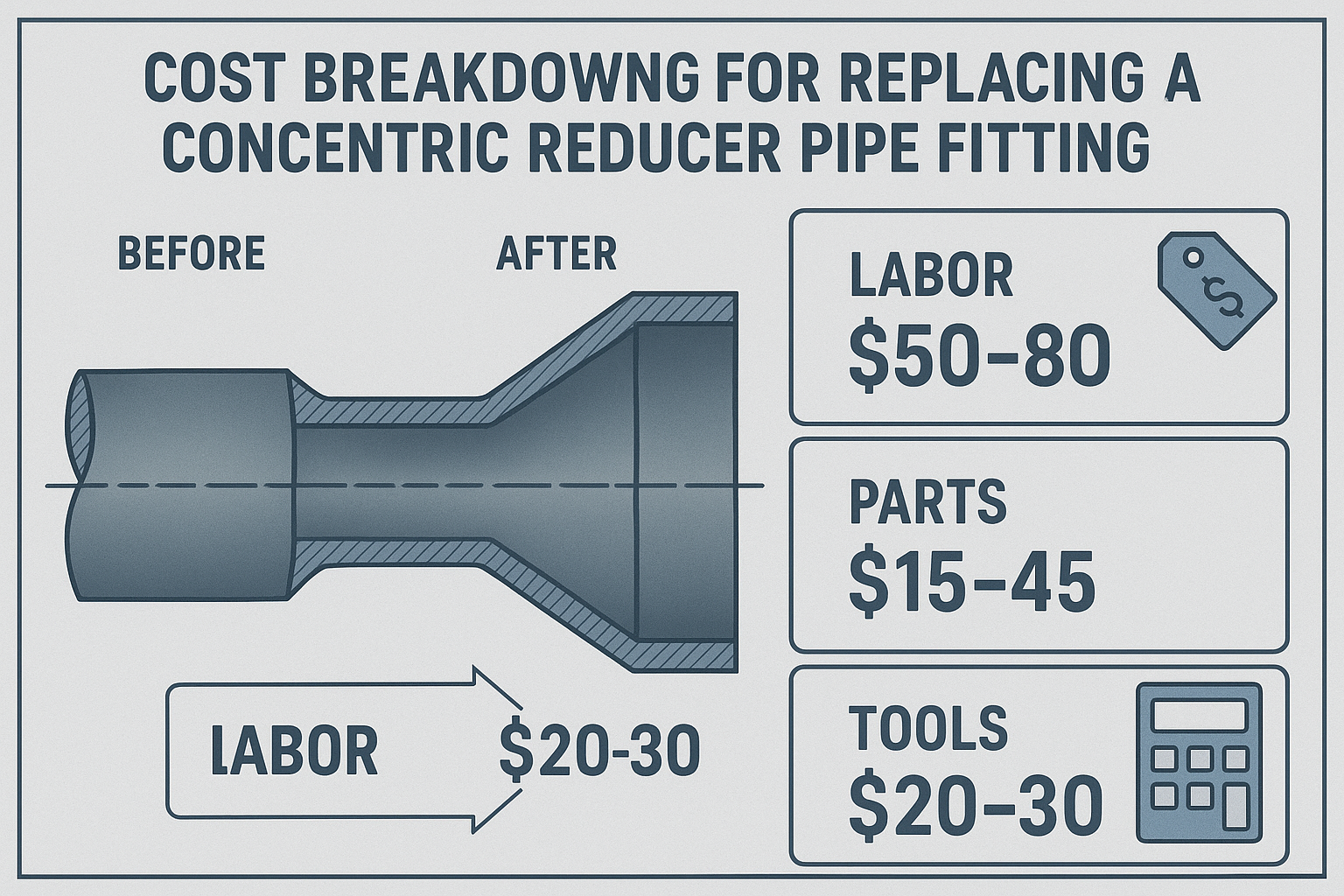 Cost to Replace a Concentric Reducer