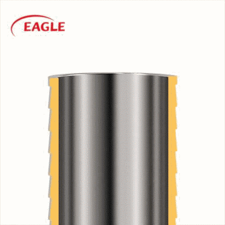 EAGLE™ 3A 14WHRL Long Weld Hose Adapters - Sanitary Fittings