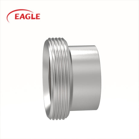 EAGLE™ 3A 15A Long Threaded Bevel Seat Weld Ferrules - Sanitary Fittings