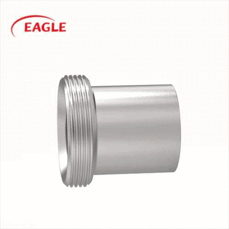 EAGLE™ 3A 15WL Light Wall Tank Threaded Bevel Seat Ferrules - Sanitary Fittings