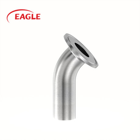EAGEL UltraPure Fittings BPE DT-13 45° Clamp x Weld Elbow