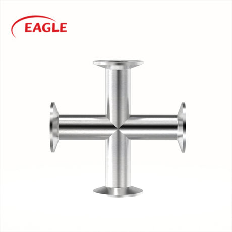 EAGEL UltraPure Fittings BPE DT-18 Clamp Cross