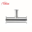 EAGEL UltraPure Fittings BPE DT-19 Reducing Tee Clamp End