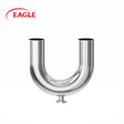 EAGEL UltraPure Fittings BPE DT-24 180° Bottom Outlet Clamp Use Point