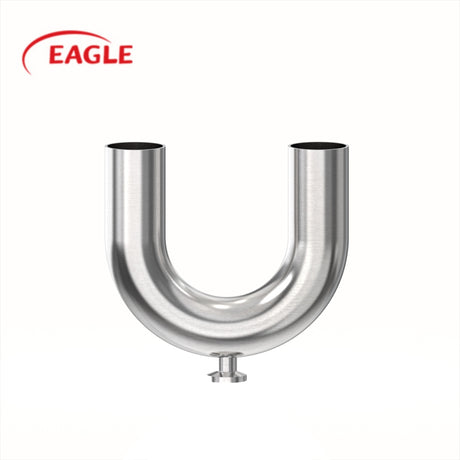 EAGEL UltraPure Fittings BPE DT-24 180° Bottom Outlet Clamp Use Point