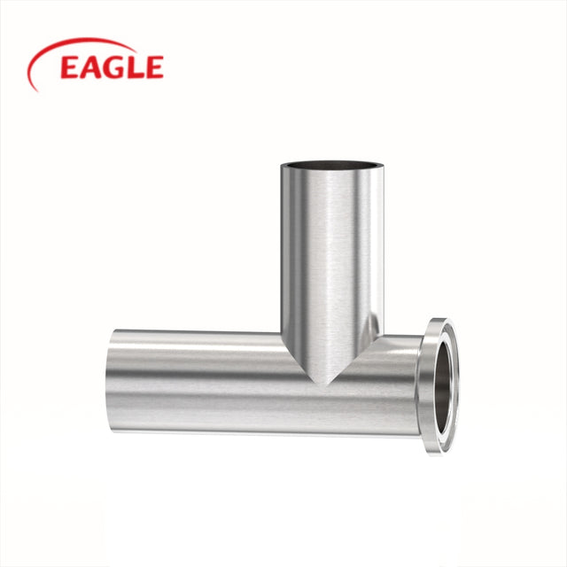 EAGEL UltraPure Fittings BPE DT-25 Short Outlet Run Weld/Clamp Tee