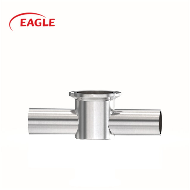 EAGEL UltraPure Fittings BPE DT-28 Instrument Tee Weld / Clamp End