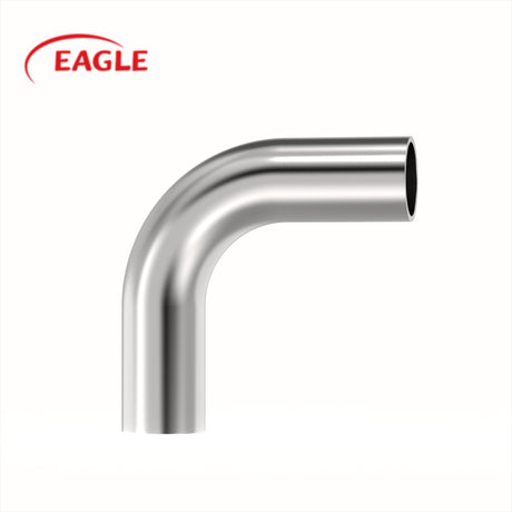 EAGEL UltraPure Fittings BPE DT-7 Long Weld 90°Elbow