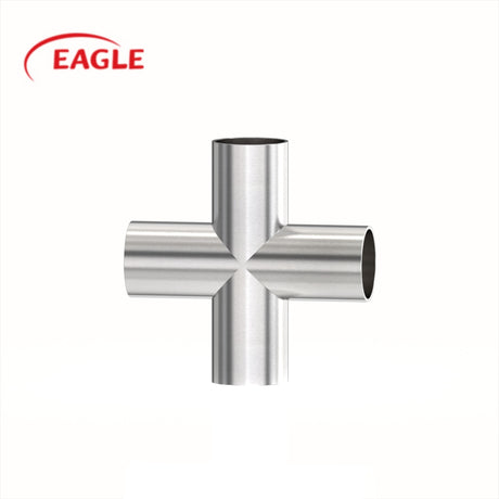 EAGEL UltraPure Fittings BPE DT-9 Butt-Weld Cross