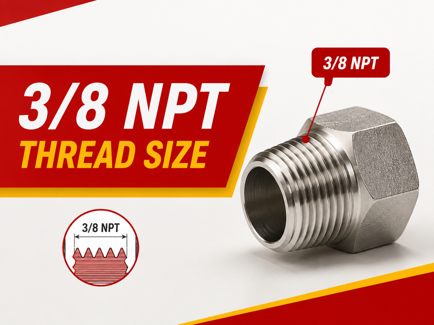 3/8 NPT Thread Size