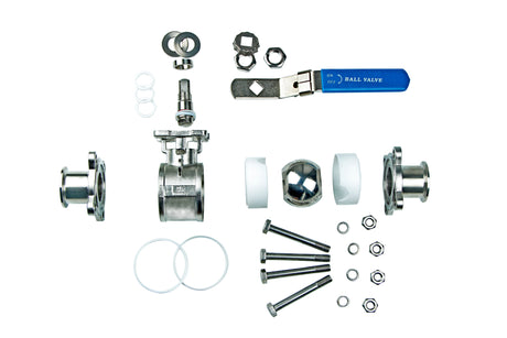 Installation Guide for Sanitary-Grade Three-Piece Ball Valve