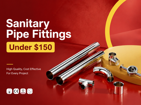 Sanitary Pipe Fittings Under $150