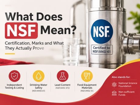 What Does NSF Mean? Certification, Marks and What They Actually Prove