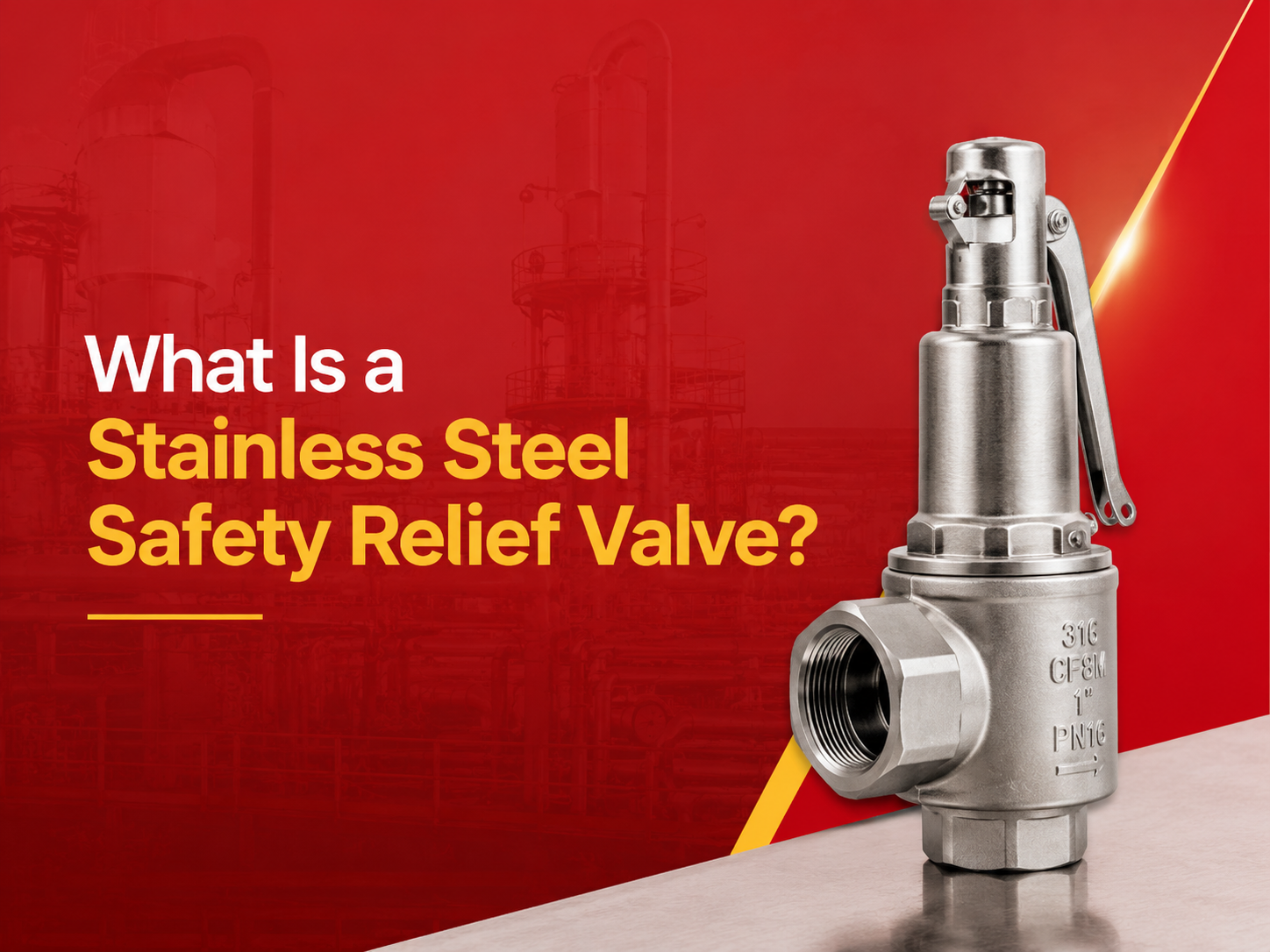 What Is a Stainless Steel Safety Relief Valve?