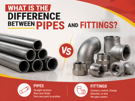 What Is the Difference Between Pipes and Fittings