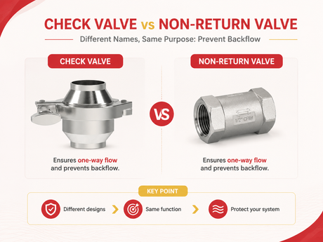 What Is the Difference Between a Check Valve and a Non‑Return Valve