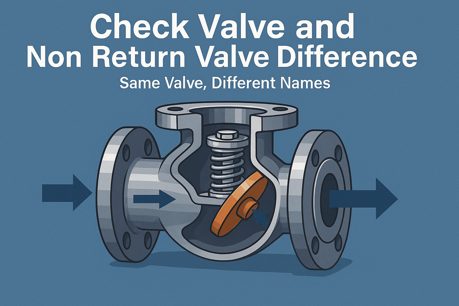 Check Valve and Non Return Valve Difference