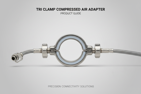 Compressed Air Connect Tri Clamp Adapter