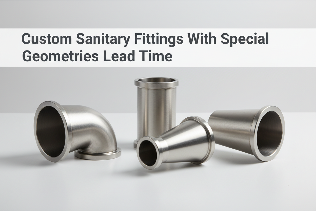 Custom Sanitary Fittings With Special Geometries Lead Time