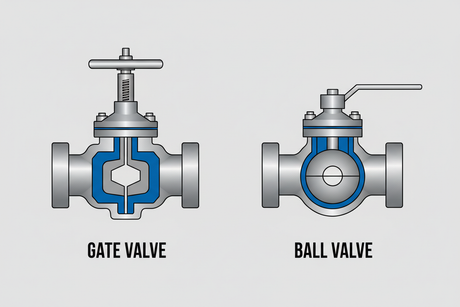 Gate Valve vs Ball Valve