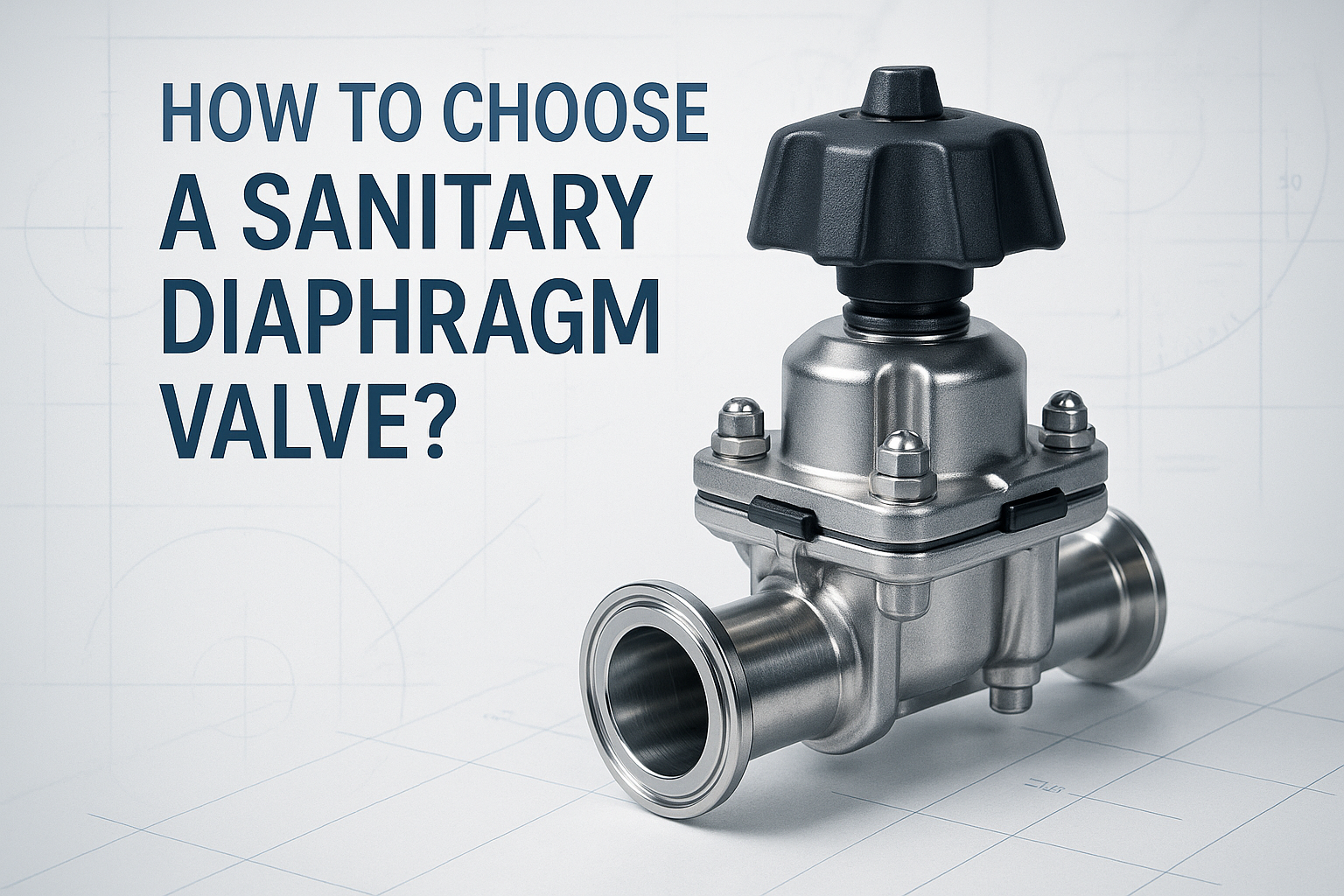 How to Choose a Sanitary Diaphragm Valve?