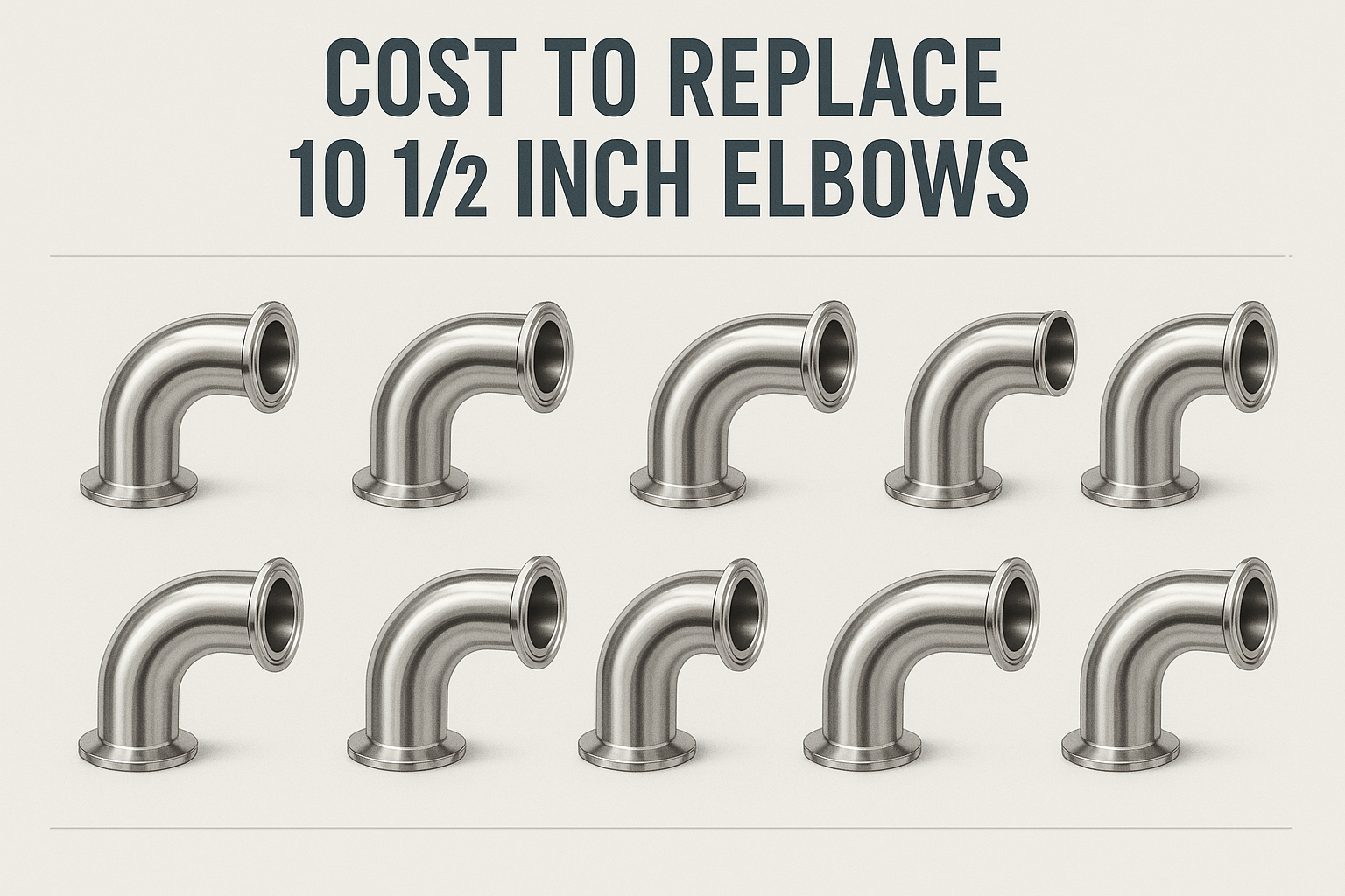 Cost to Replace 10 1/2 Inch Elbows