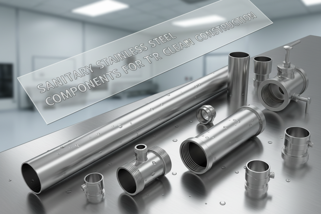 Sanitary Stainless Steel Plumbing Components for Clean Construction