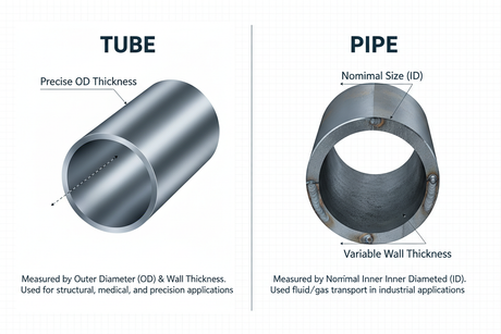 Tube vs Pipe
