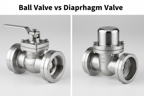What is the Difference Between a Ball Valve and a Diaphragm Valve?