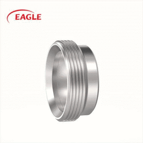 EAGLE™ 3A 15 Recessed Threaded Bevel Seat Ferrules - Sanitary Fittings