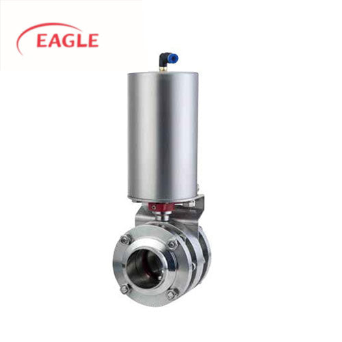EAGLE™ 3A Pneumatic Three-piece Butterfly Valve - Sanitary Fittings