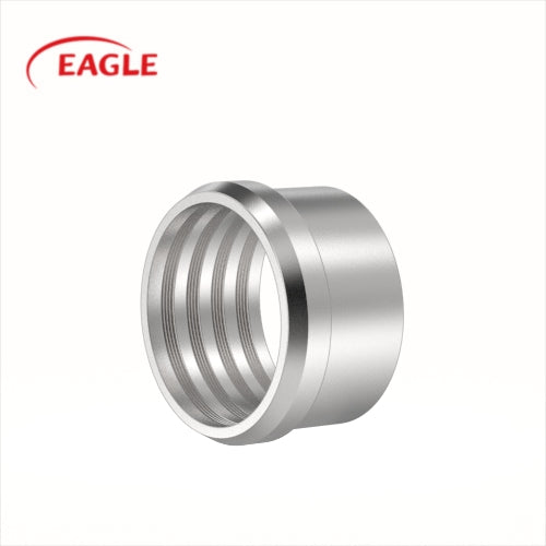 EAGLE™ 3A 14R Recessless (Roll-on) Plain Bevel Seat Weld Ferrules for Expanding - Sanitary Fittings