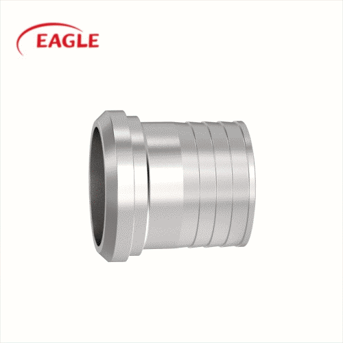 EAGLE™ 3A 14AHR Plain Bevel Seat Rubber Hose Adapters - Sanitary Fittings