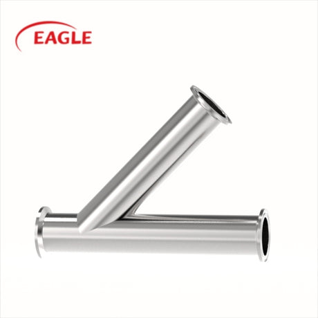 EAGLE™ 3A 28AMP 45° Clamp End Lateral WYE - Sanitary Fittings