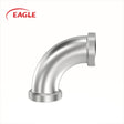 EAGLE™ 3A 2C Thread x Thread Bevel Seat 90 Degree Elbow - Sanitary Fittings