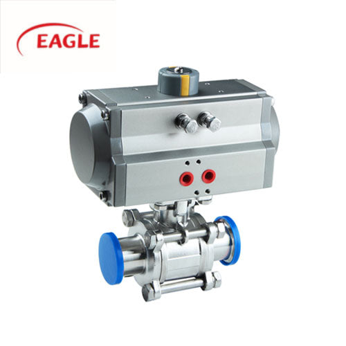 EAGLE™ 3A Clamp Pneumatic Ball Valves - Sanitary Fittings