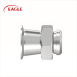 EAGLE™ 3A 31MPP Clamp x Plain Bevel Seat Concentric Reducer - Sanitary Fittings