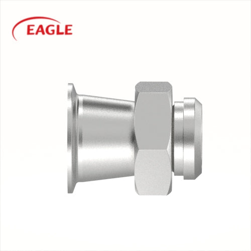 EAGLE™ 3A 31MPP Clamp x Plain Bevel Seat Concentric Reducer - Sanitary Fittings