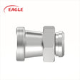 EAGLE™ 3A 31TP Threaded x Plain Bevel Seat Concentric Reducer - Sanitary Fittings