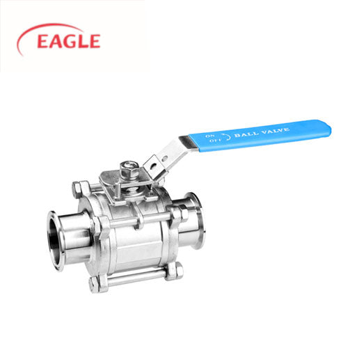EAGLE™ 3A Clamp Ball Valves With Low Platform - Sanitary Fittings