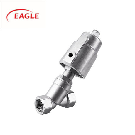 Sanitary clamp angle seat valve,Angle seat valve - QiMing
