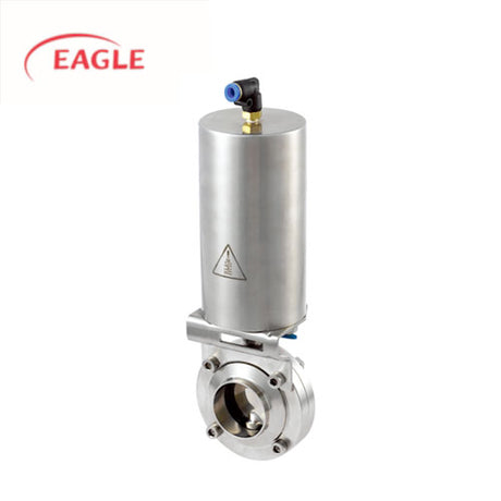 EAGLE™ 3A Pneumatic Welded Butterfly Valve - Sanitary Fittings