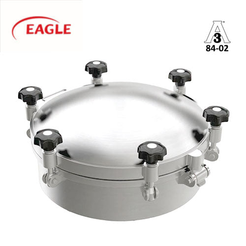 EAGLE™ Round Pressure Hygienic Manway Dome Cover 7051 - Sanitary Fittings
