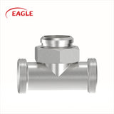 EAGLE™ 3A 7A Thread x Thread x Plain Bevel Seat Outlet Equal Tee - Sanitary Fittings