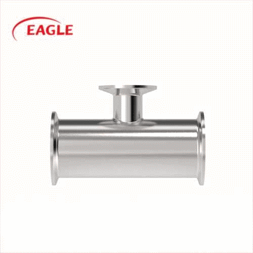 EAGLE™ 3A 7RMP Clamp End Reducing Tee - Sanitary Fittings