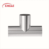 EAGLE™ 3A 7W Weld Long Equal Tee, With Tangent - Sanitary Fittings