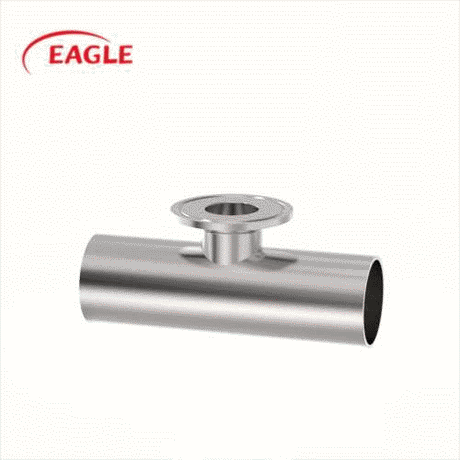 EAGLE ™ BPE DT-14 Short Outlet Weld x Clamp Reducing Tee