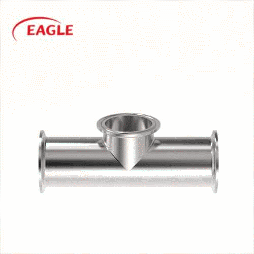EAGLE™ 3A 7MPS Clamp End Short Outlet Tee - Sanitary Fittings