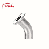 EAGLE™ 3A L2KM Clamp X Weld 45° Elbow - Sanitary Fittings
