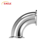 Stainless Steel 90 Degree Sanitary Tri-Clamp Elbow Fitting